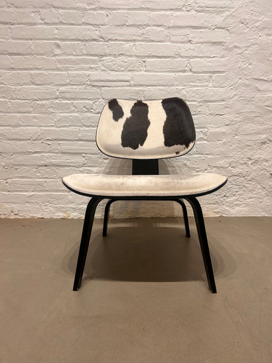 VITRA PLYWOOD GROUP LCW CALFSKIN CHAIR (CHARLES & RAY EAMES)