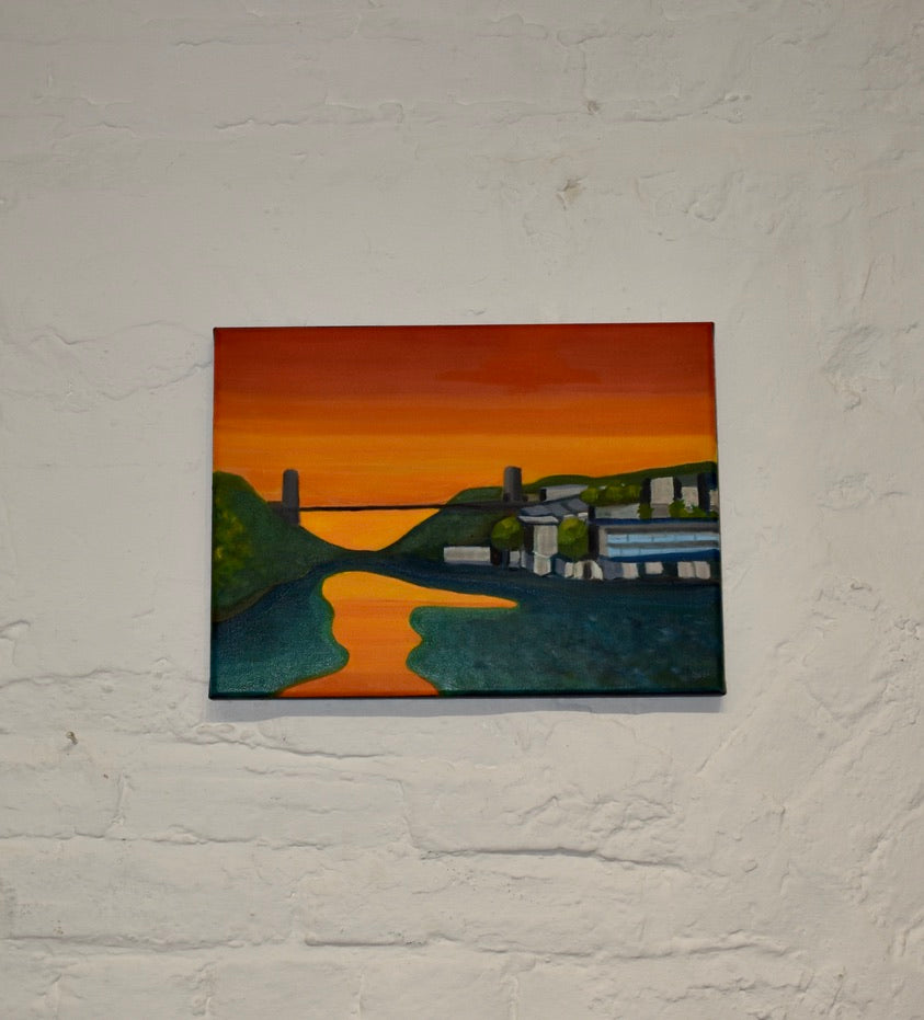 'Suspension Bridge Sunset' by Andy Walters